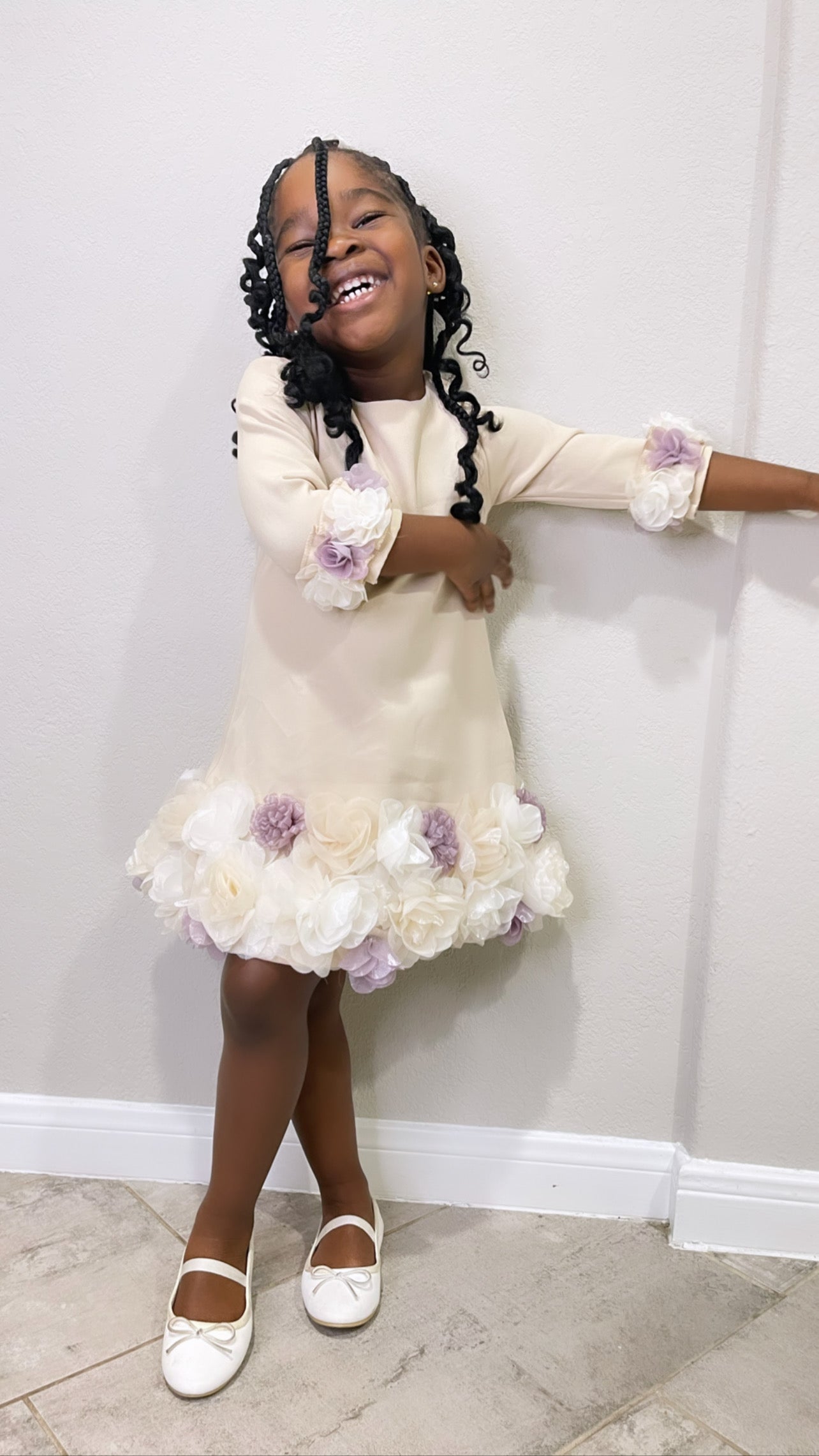 kirsten dress - cream floral reviews Kirsten Dress