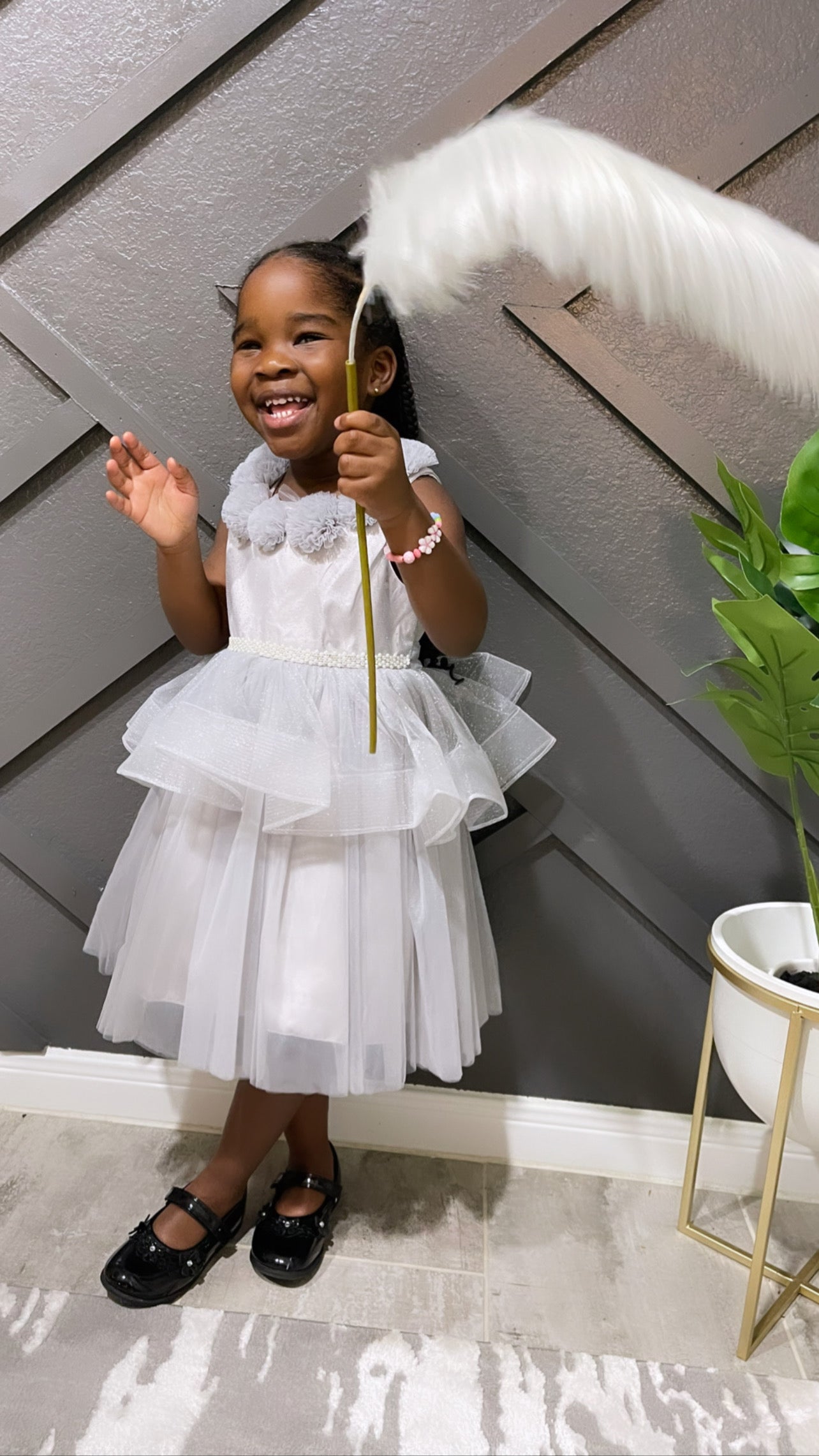 Baby Girl Silver Christening & Baptism Dress Baby Girl Silver Christening & Baptism Dress
