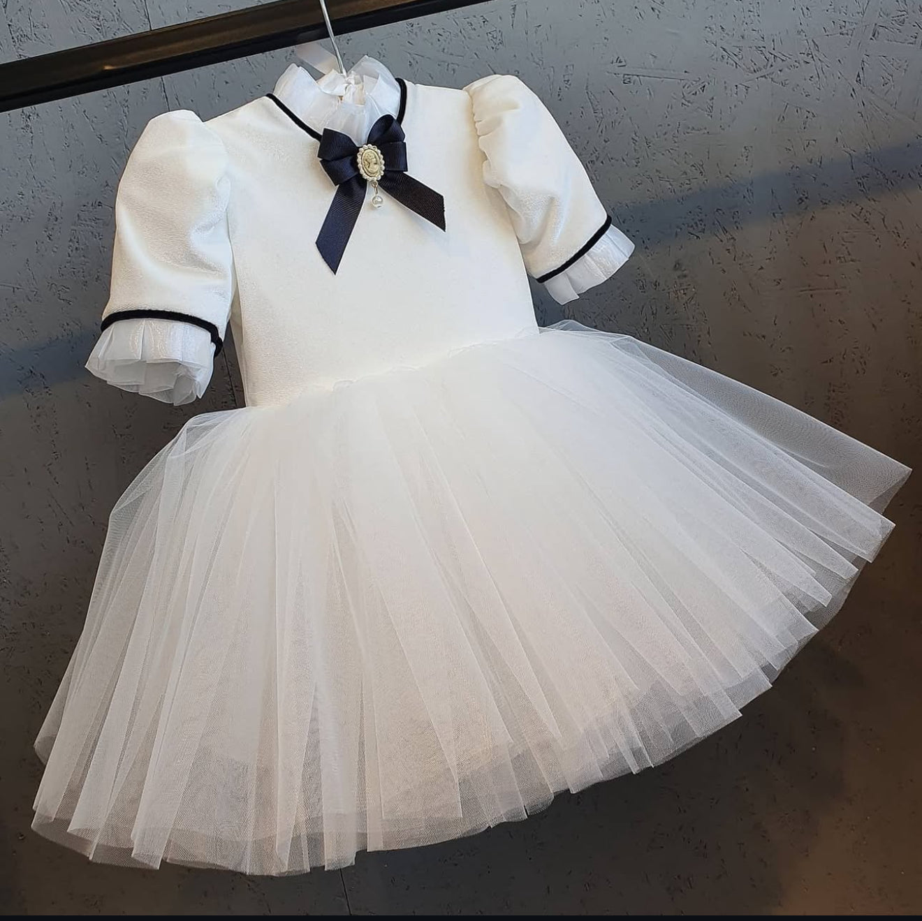 White Christening Party, Birthday, Baby Toddler Girl Dress