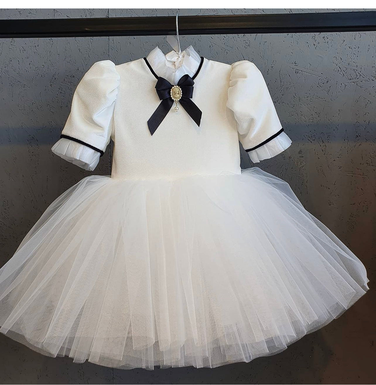 White Christening Party, Birthday, Baby Toddler Girl Dress- Kirsten and Kendall White / 1Y-2Y White Christening Party, Birthday, Baby Toddler Girl Dress- Kirsten and Kendall White / 1Y-2Y