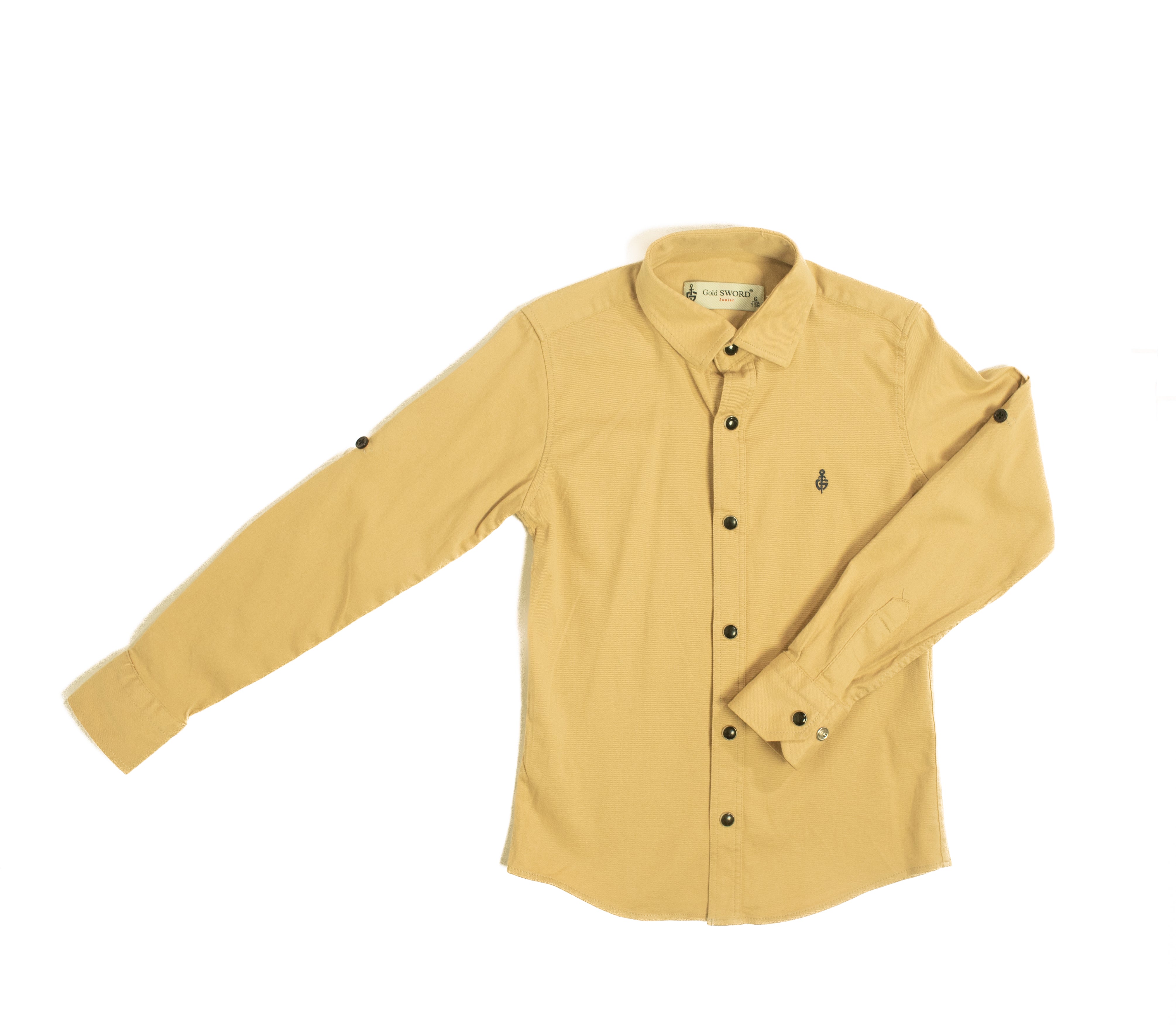 Brown Long Sleeve Shirt - Kirsten and Kendall Brown / 14Y Brown Long Sleeve Shirt - Kirsten and Kendall Brown / 14Y