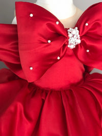 Girl Red  Party, Christmas, Valentine,  Birthday,  Baby Girl Dress