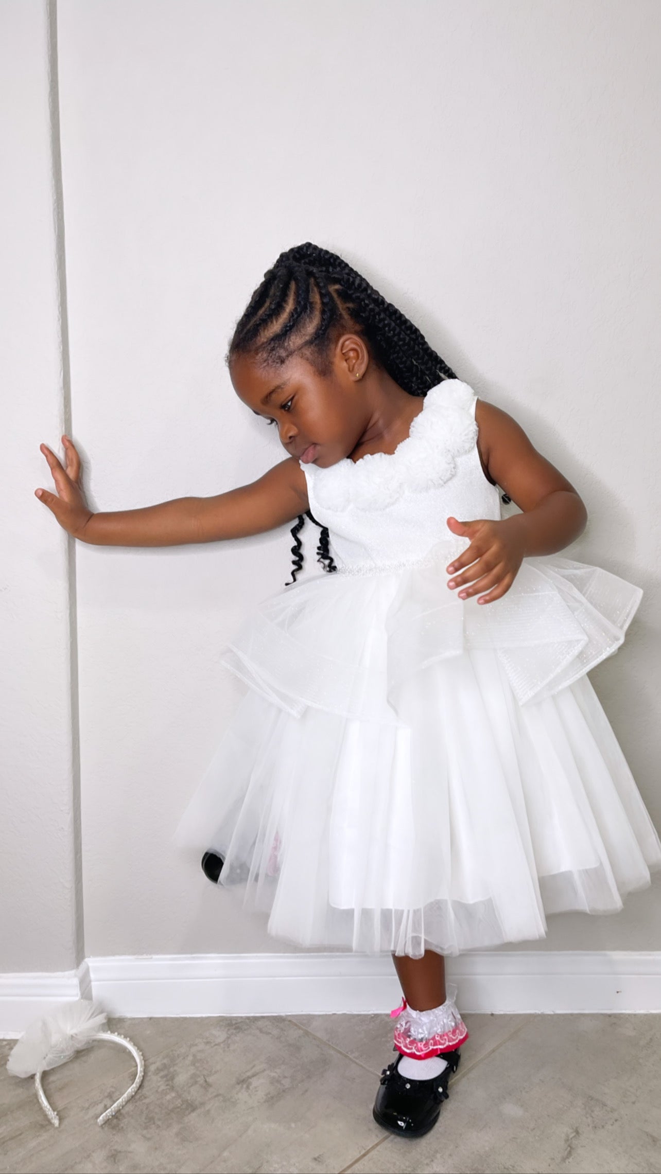 Baby Girl White Toddler Christening Dress