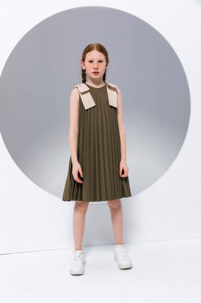 Olive Toddler Girl Dress