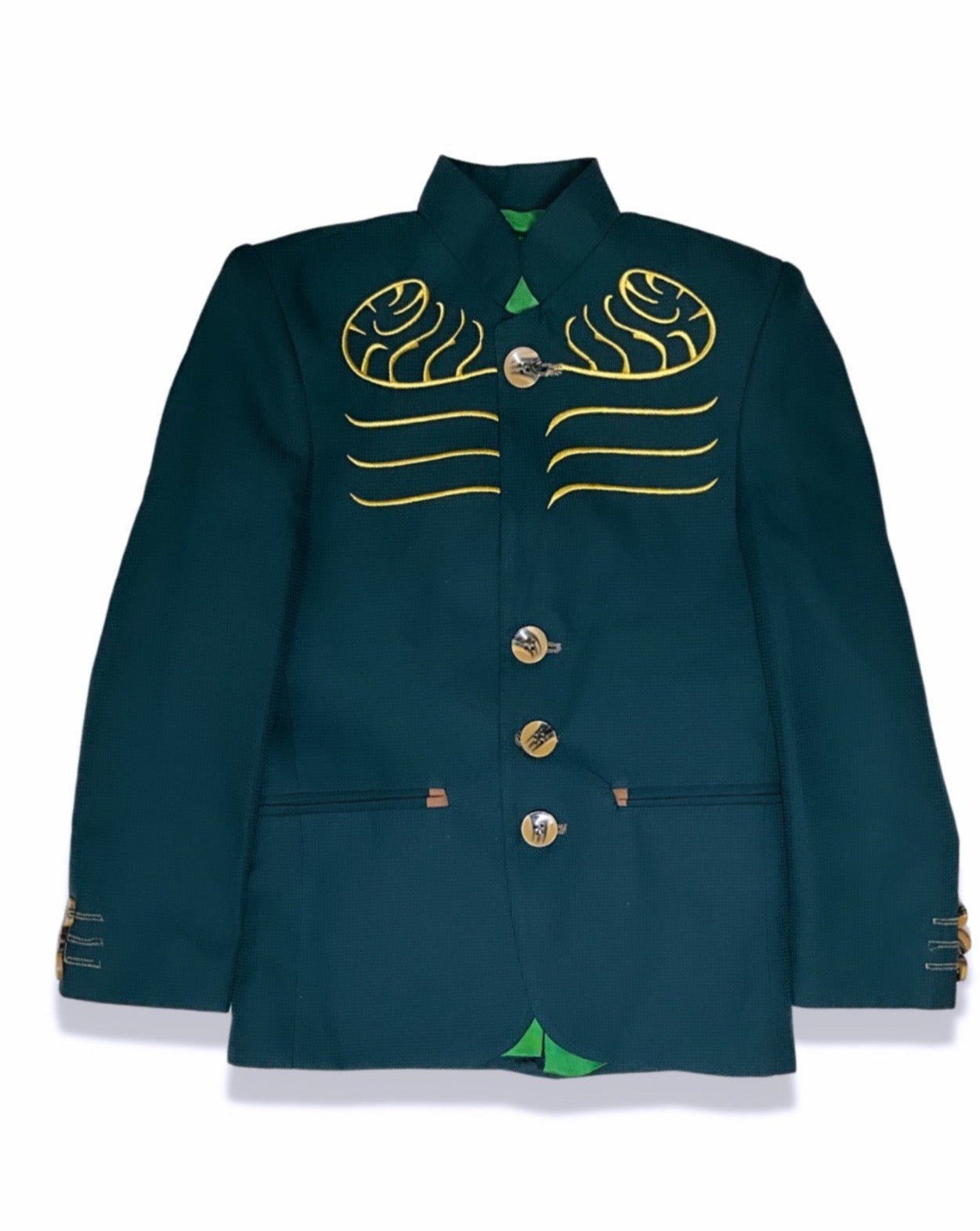 Deluxe Boy Blazer -Rich Green