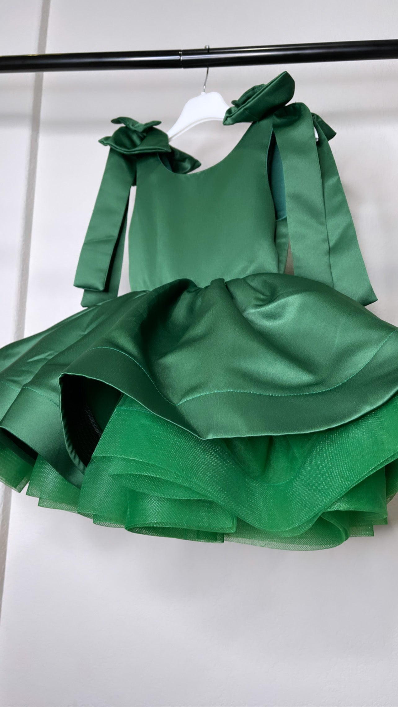 Baby Girl Princess Christmas Green Party Dress