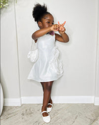 Blossom White Toddler Girl Party Dress