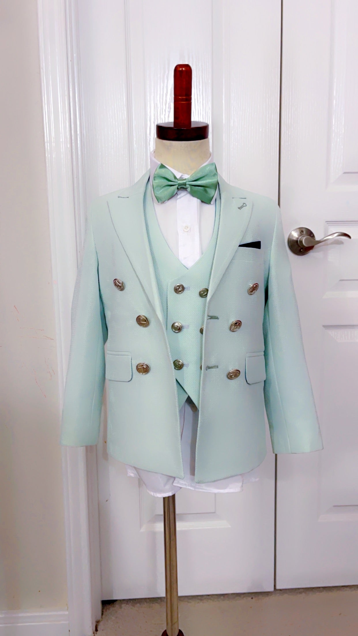 Mint Green 5 Piece Boy Tuxedo