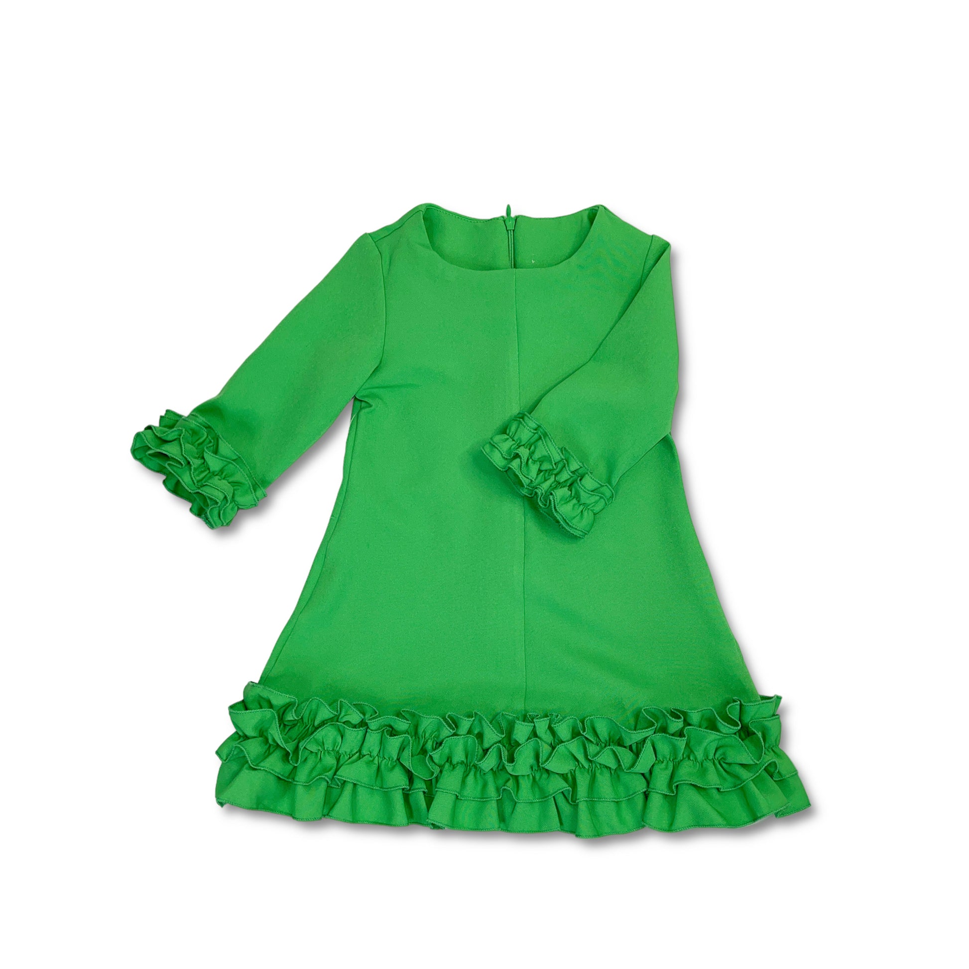 Verte Green Toddler Girl Dress