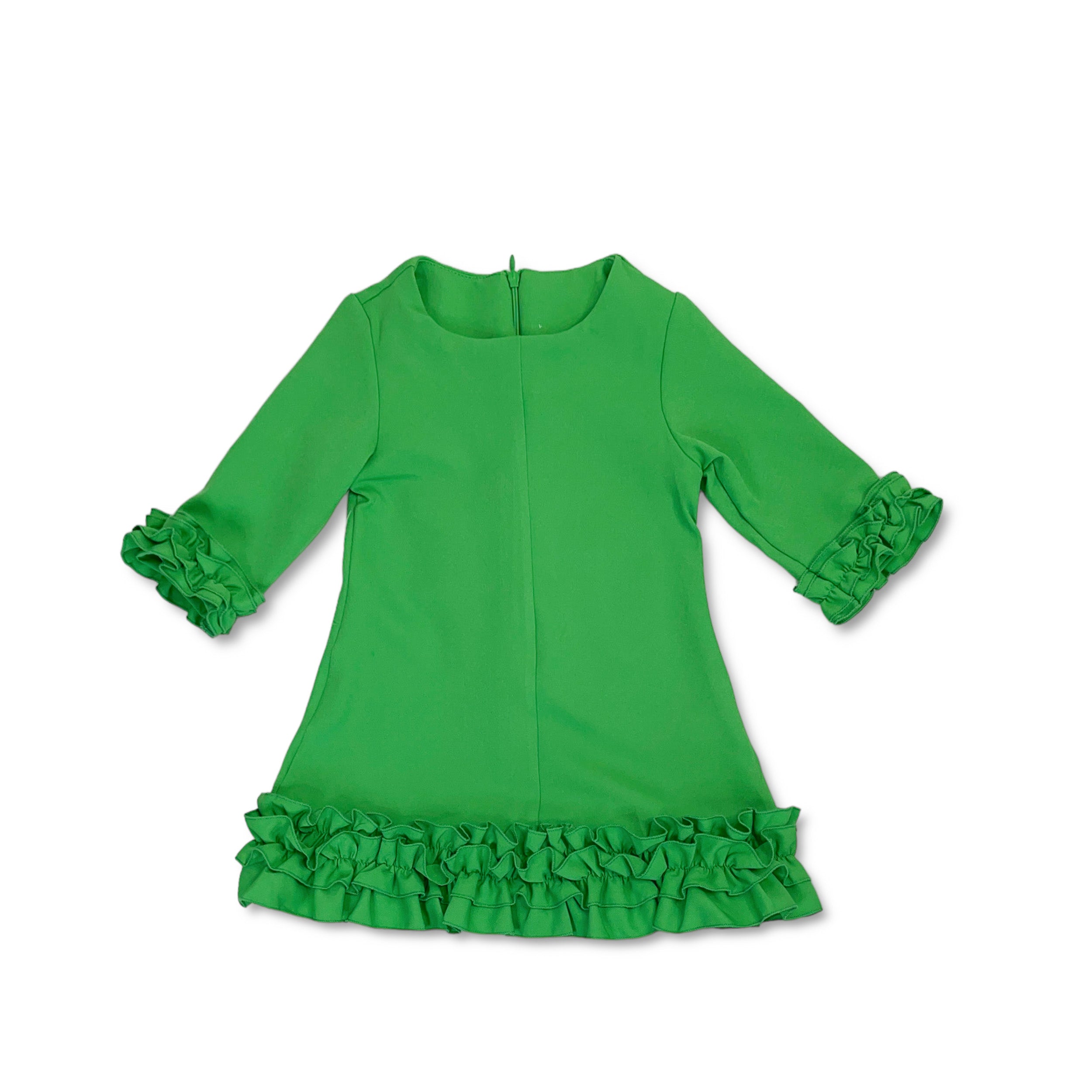 Verte Green Toddler Girl Dress