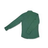 Green Long Sleeve Boy Dress Shirt