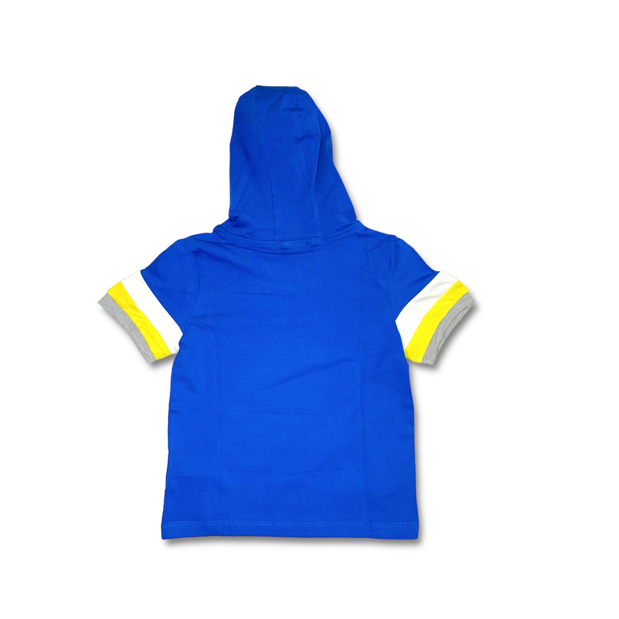 Alkon Blue Polo Boy T-shirt with Hoodie