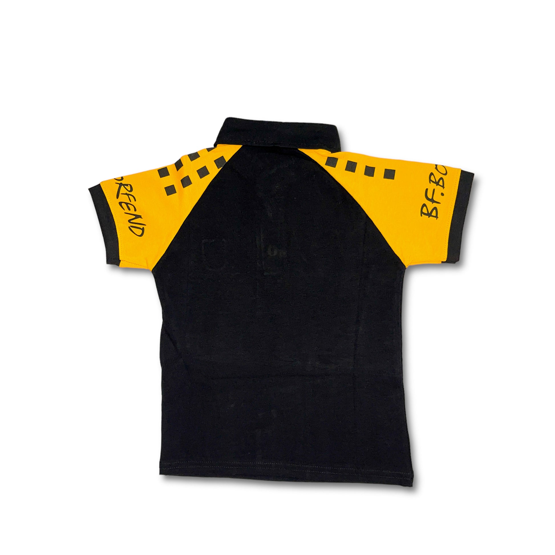 Yellow and Black Boy Polo Tshirt