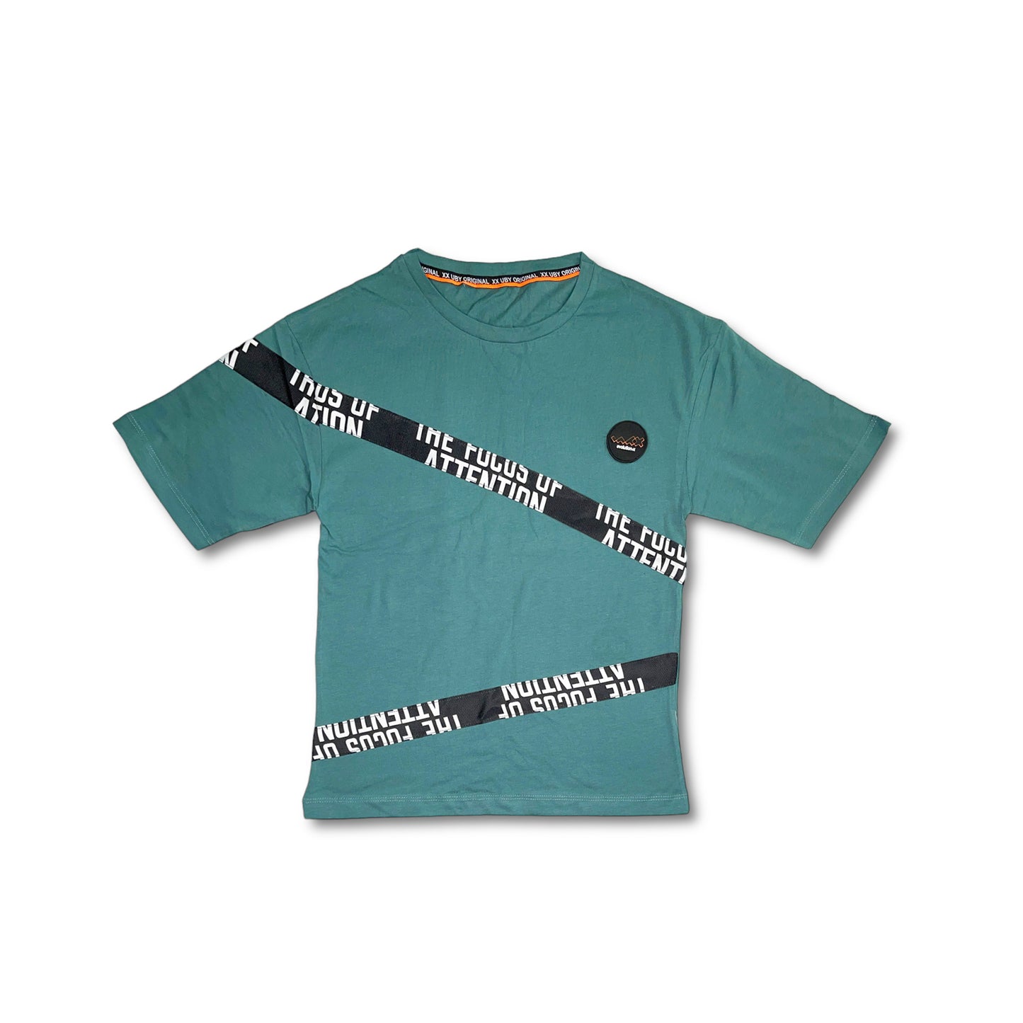 Attention Boy Teal T-shirt