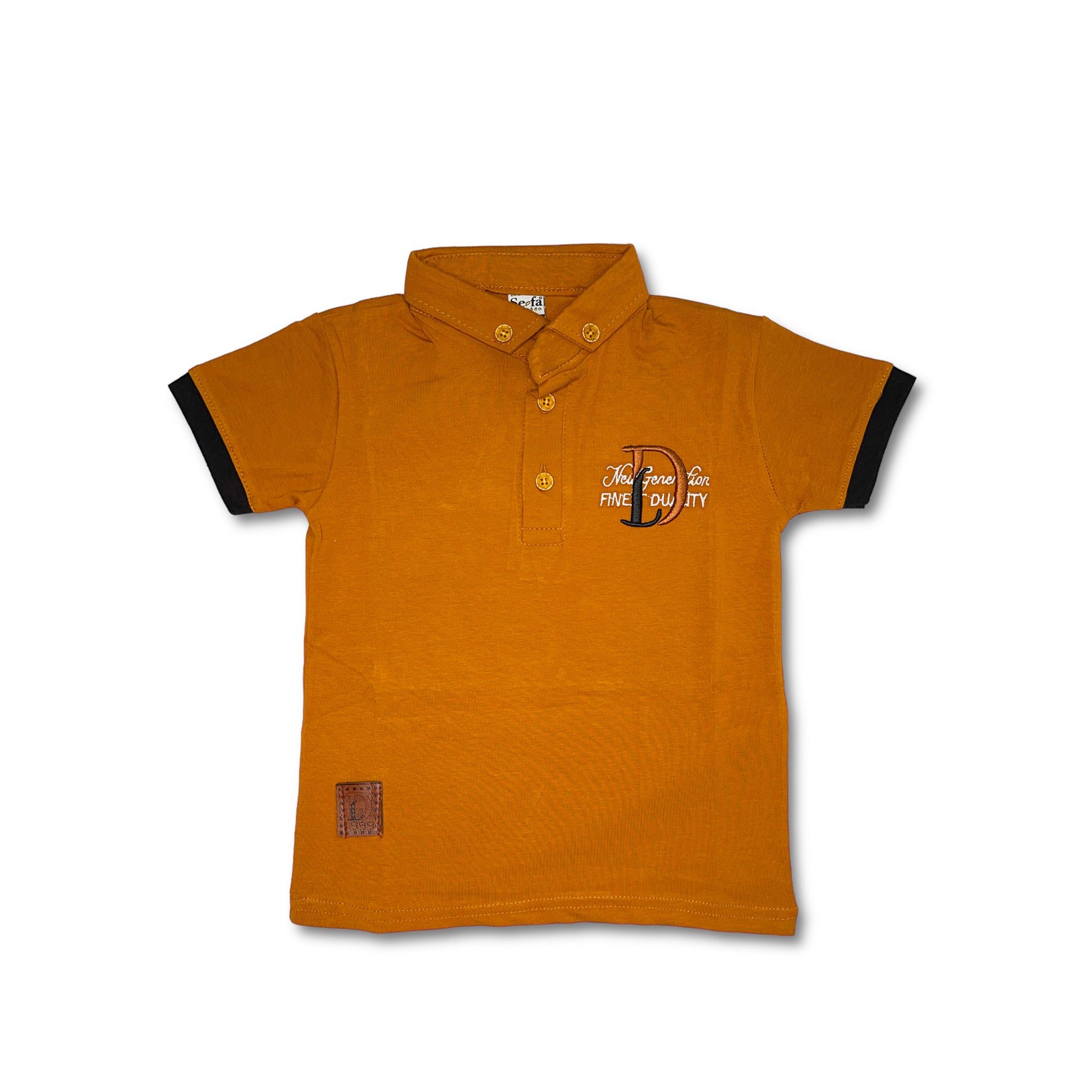 Duke Brown Polo Boy T-shirt