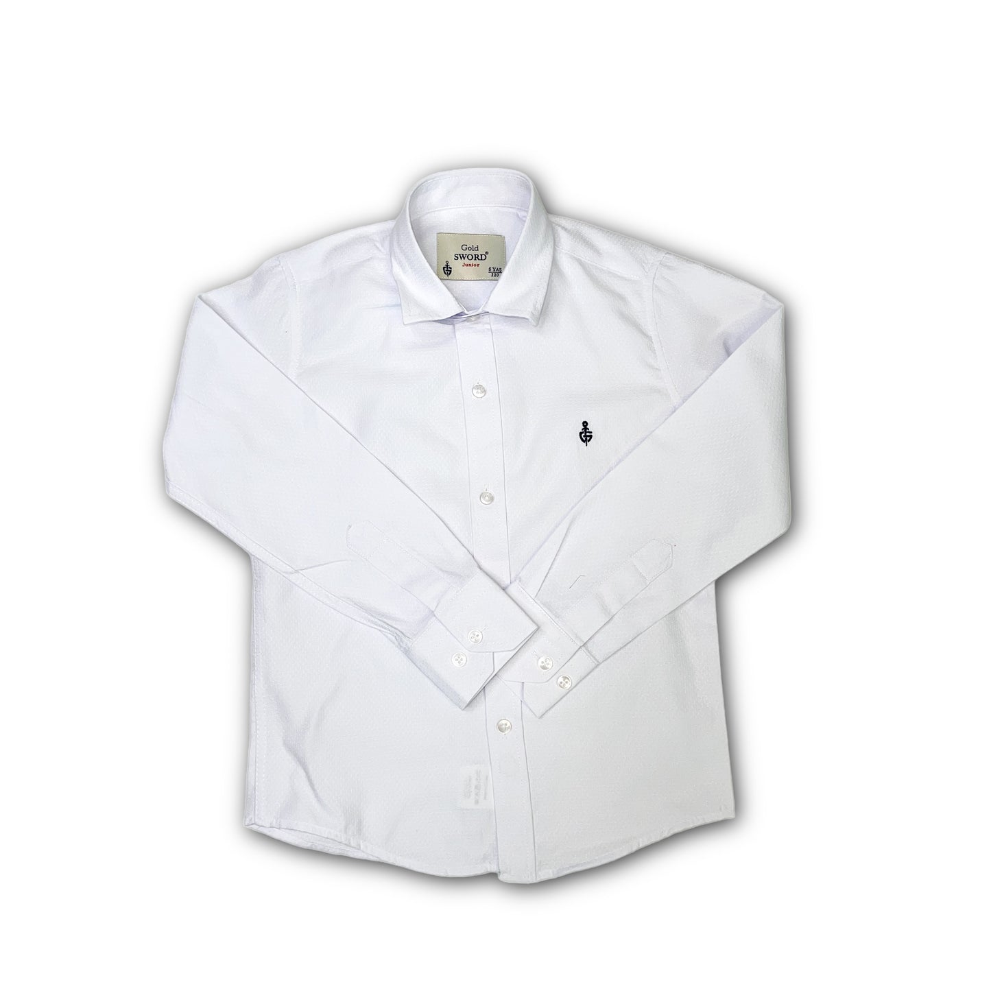 White Long Sleeve Boy Shirt