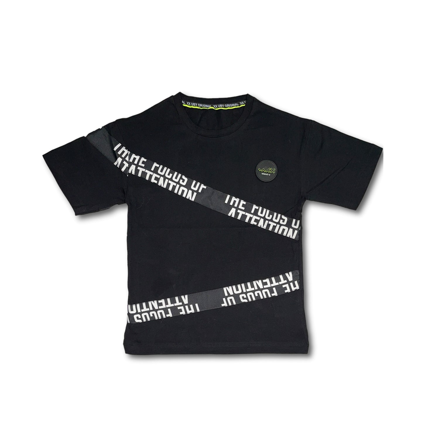 Attention Boy Black T-shirt