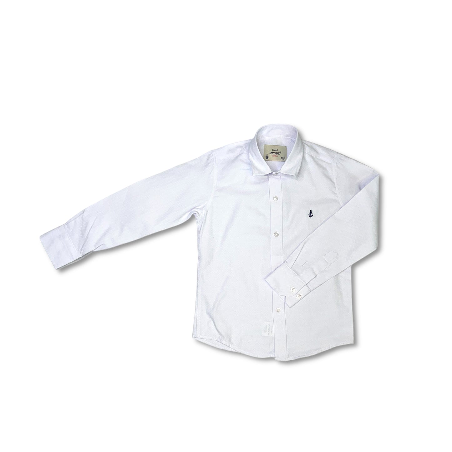 White Long Sleeve Boy Dress Shirt