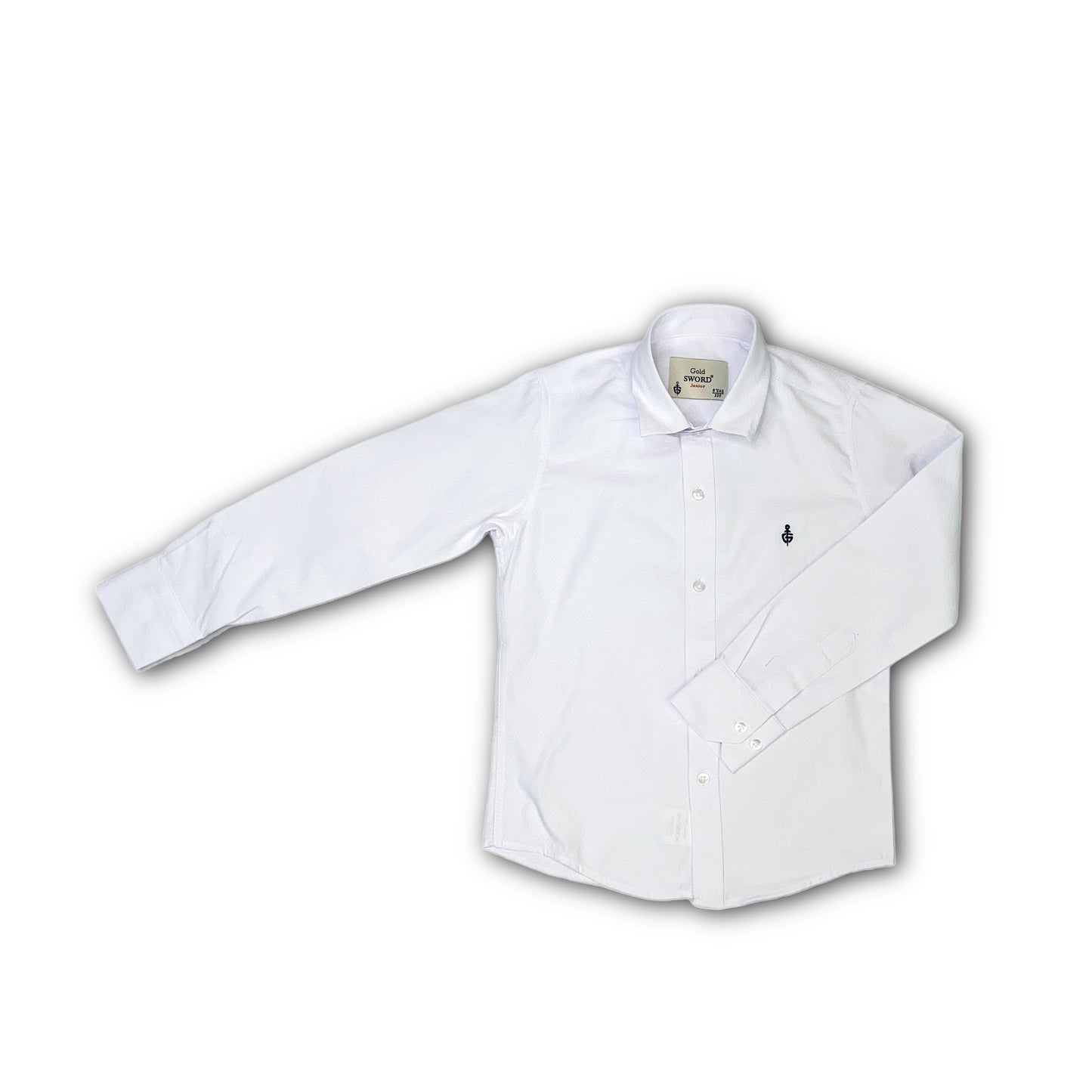 White Long Sleeve Boy Shirt