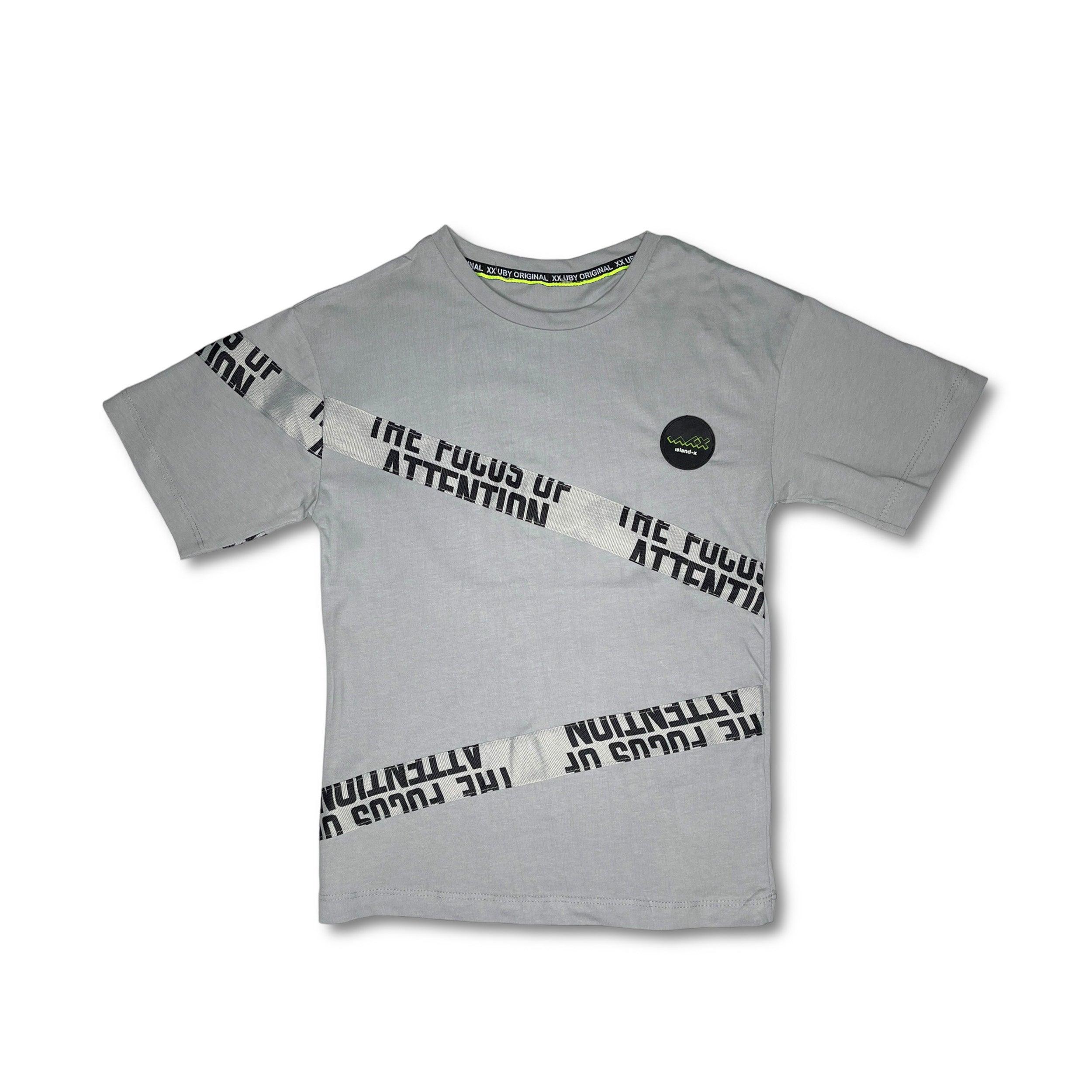 Attention Boy Gray T-shirt