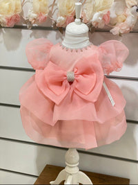 Enchanting Pink Infant, Toddler Girl Party Dress