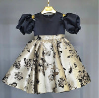 Kensington Gold Toddler Girl Party Dress