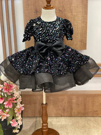 Baby Girl Black Princess Party Dress Toddler Girl Party Dress