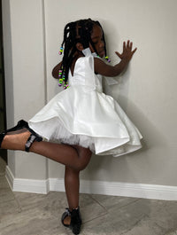 White Toddler Party Birthday Dress Girl Dress