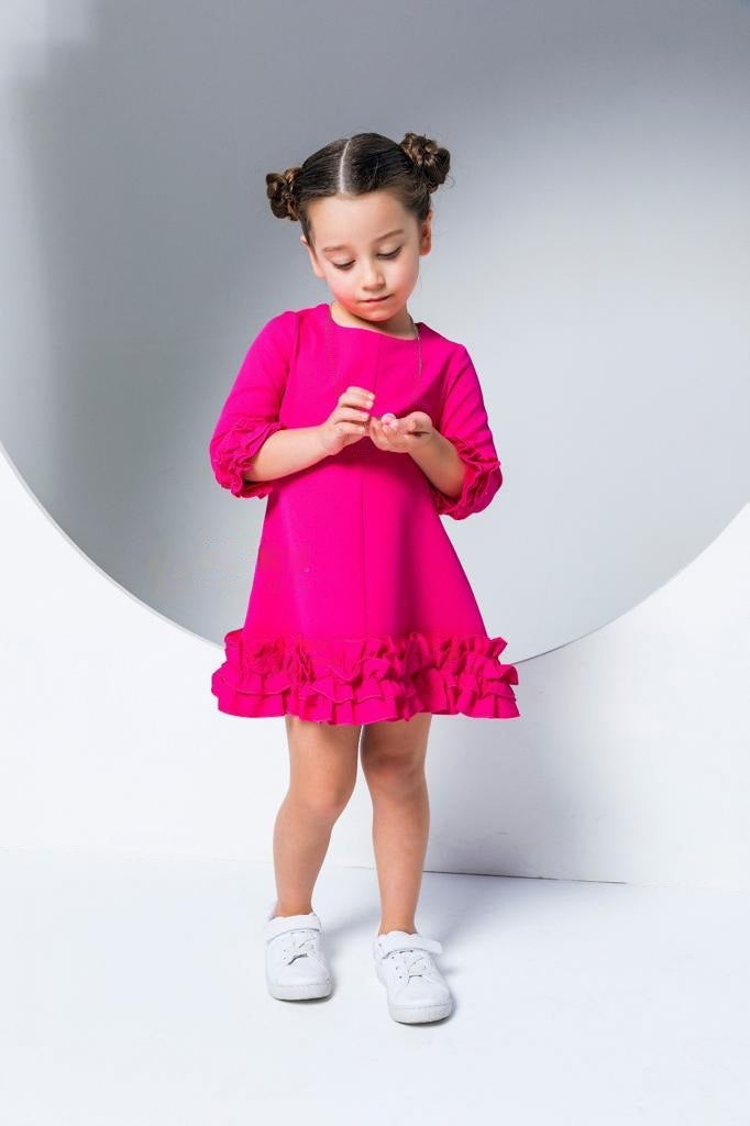 Blush Blossom Toddler Pink Girl Party Dress