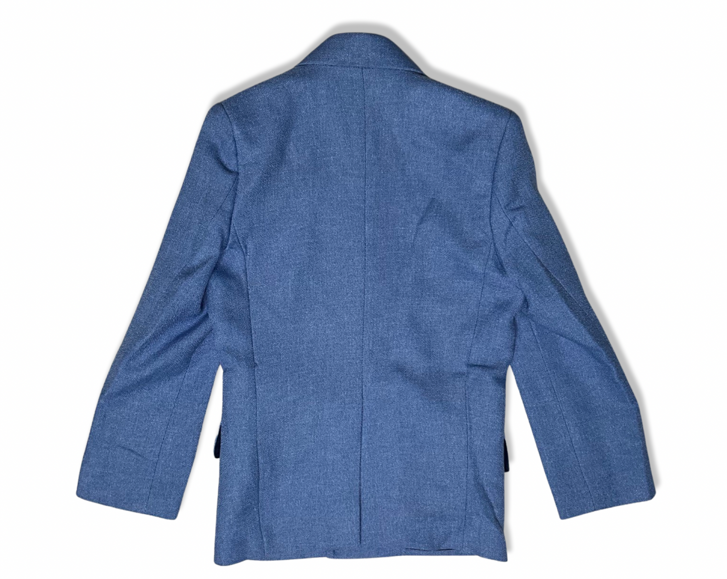 Blue Double Breasted Gold Button Boy Blazer