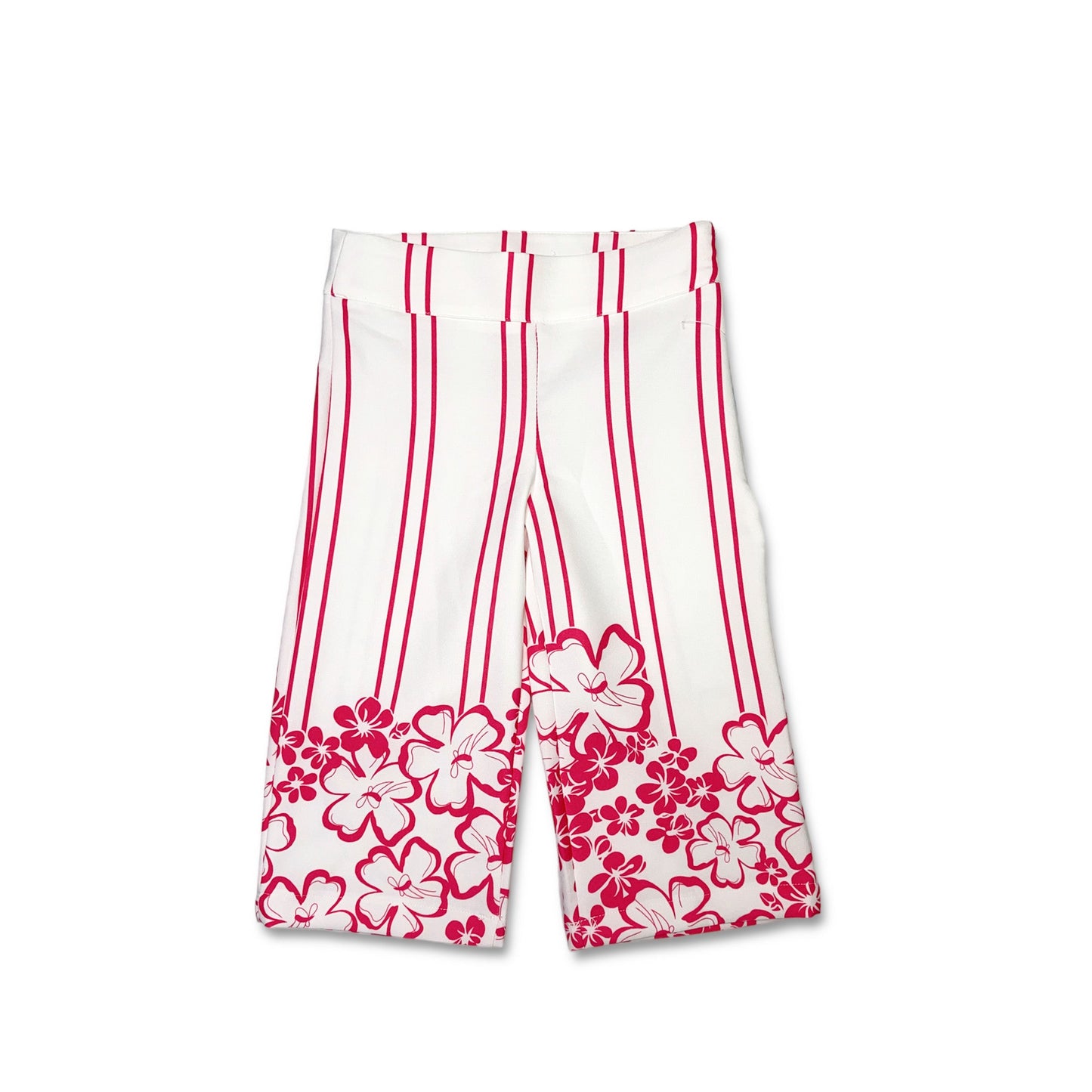 Girl Pink Flowery Pants