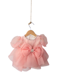 Enchanting Pink Infant, Toddler Girl Party Dress