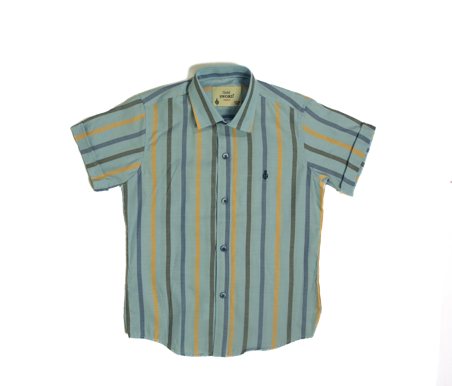 Stripe Boy Short Sleeved Shirt