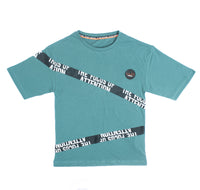 Attention Boy Teal T-shirt