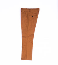 Brown Straight Legged Boy Dress Pants