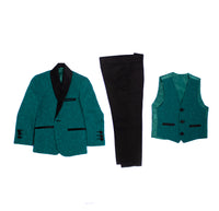 Elegant Green 3Piece Boy Suit