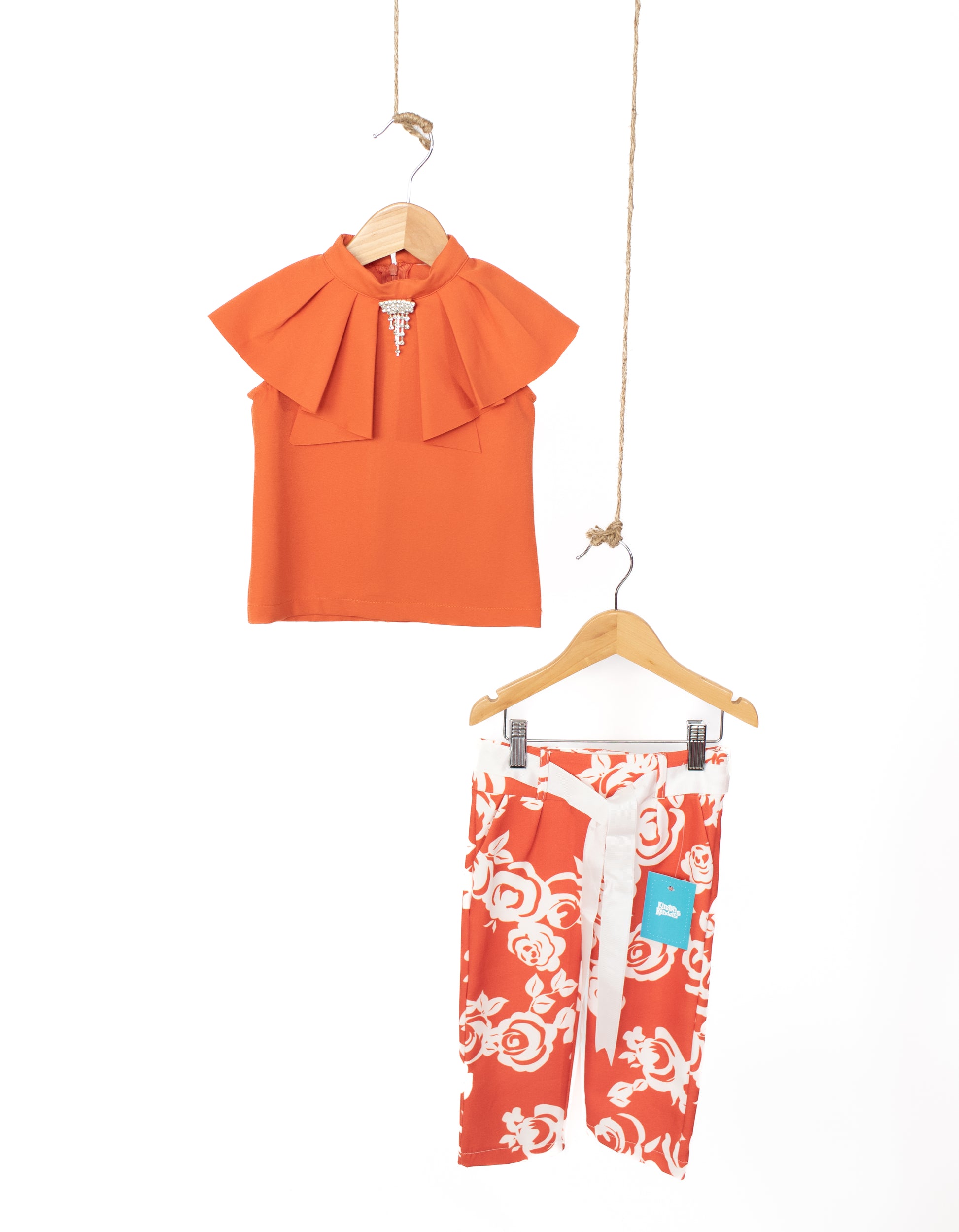 Orange Chic Blouse