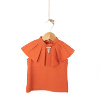 Orange Chic Blouse