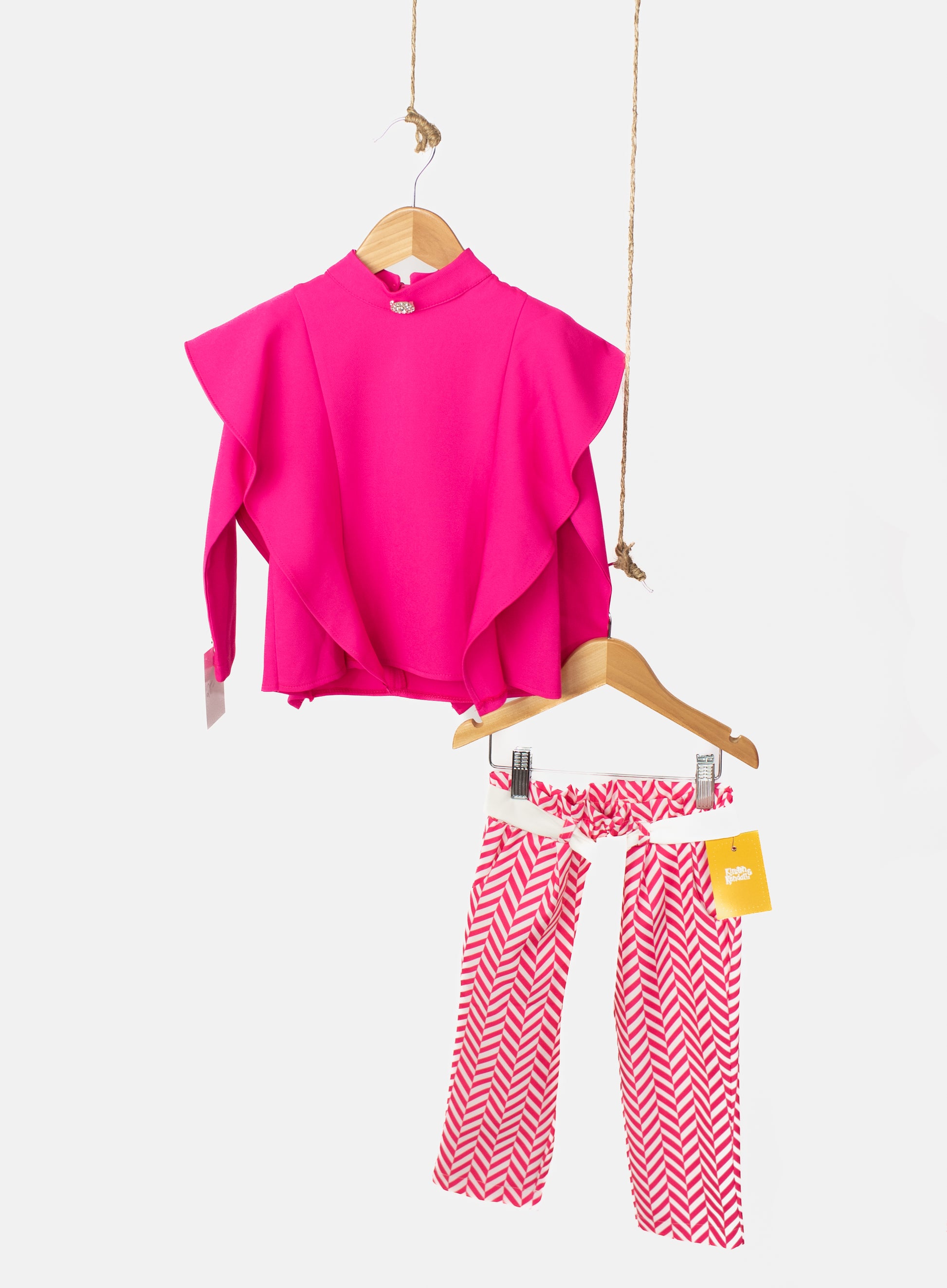 Lexi Hot Pink Toddler Blouse