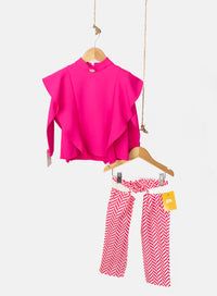 Lexi Hot Pink Toddler Blouse