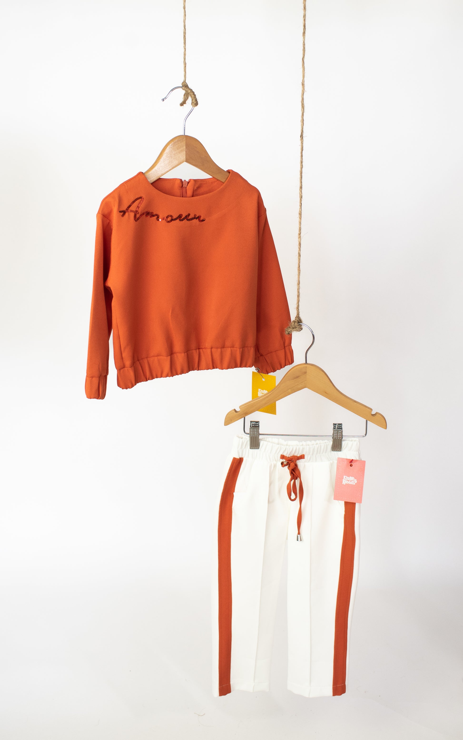 Orange Amour Blouse